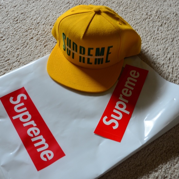 Supreme Other - Supreme Global 5-Panel Cap Gold NEW